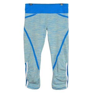 lululemon Run: Pace Crop Size 2 in Wee Are From Space Aquamarine